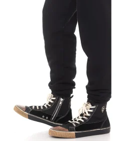 NUNUNU Adult Mix Leather High Tops Cheap