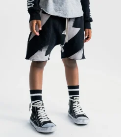 NUNUNU Bolt Rounded Shorts Clearance
