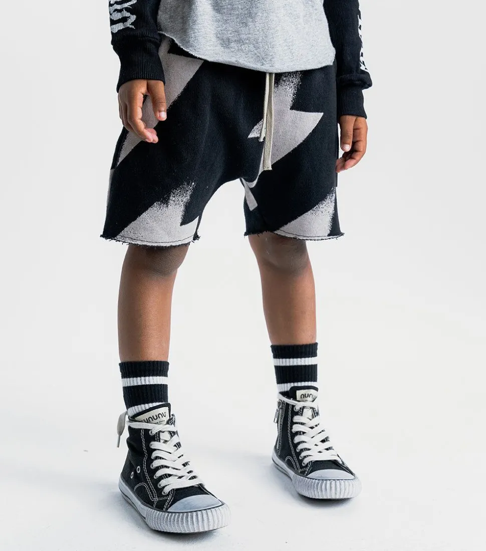 NUNUNU Bolt Rounded Shorts Clearance