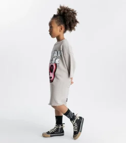 NUNUNU Bubbly Dizzy Skull Sweat Dress New