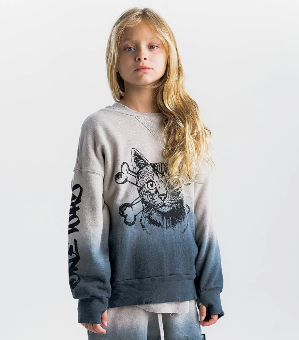 NUNUNU Captain Cat Sweatshirt Hot