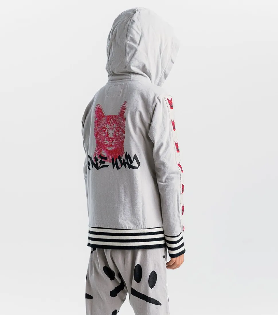 NUNUNU Cool Cat Light Zip Hoodie Outlet
