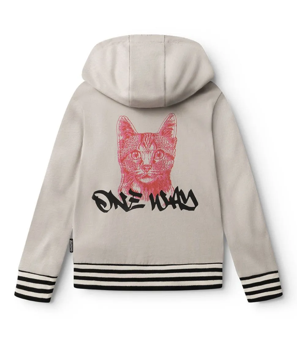 NUNUNU Cool Cat Light Zip Hoodie Outlet