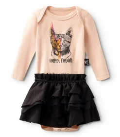 NUNUNU Cool Cat Onesie Skirt Shop