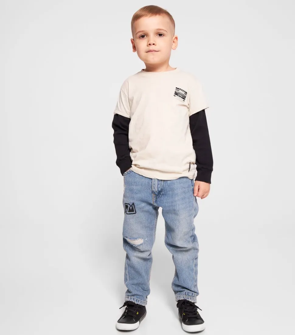 NUNUNU Deco Denim Pants New