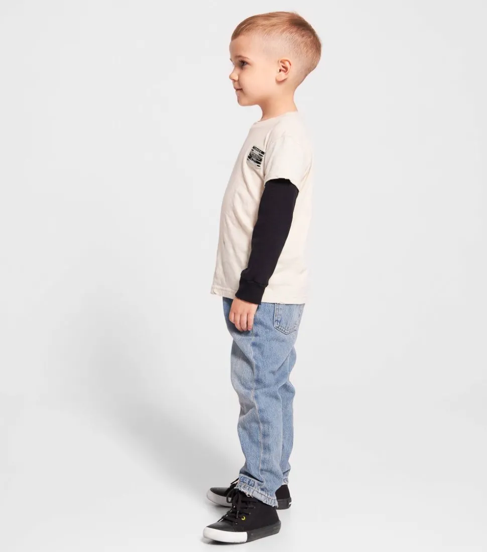 NUNUNU Deco Denim Pants New