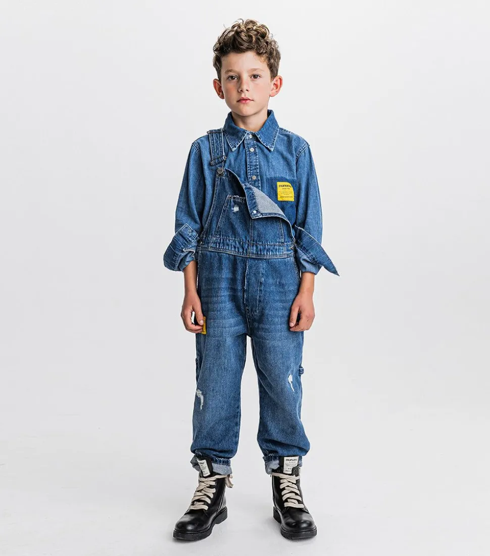 NUNUNU Denim Work Overall Store