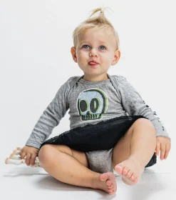 NUNUNU Dizzy Skull Onesie Skirt Best