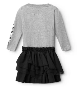 NUNUNU Dizzy Skull Onesie Skirt Best