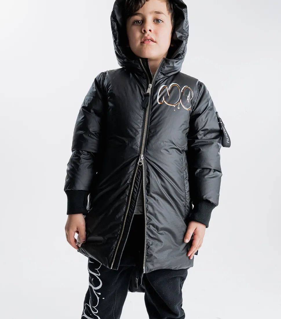 NUNUNU Dizzy Skull Parka Down Coat Clearance