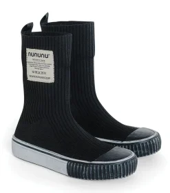 NUNUNU Extra High Sock Sneakers Fashion