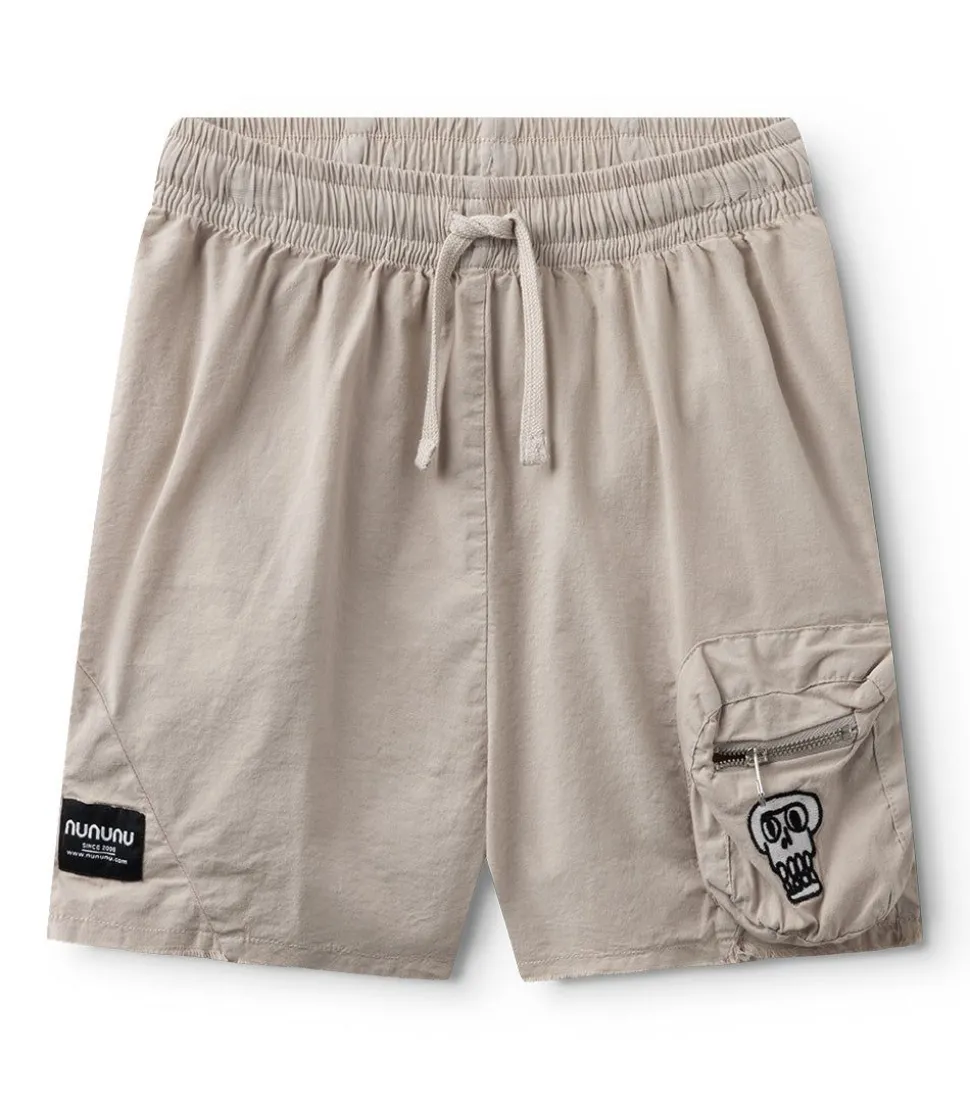 NUNUNU Feather Cargo Shorts Hot