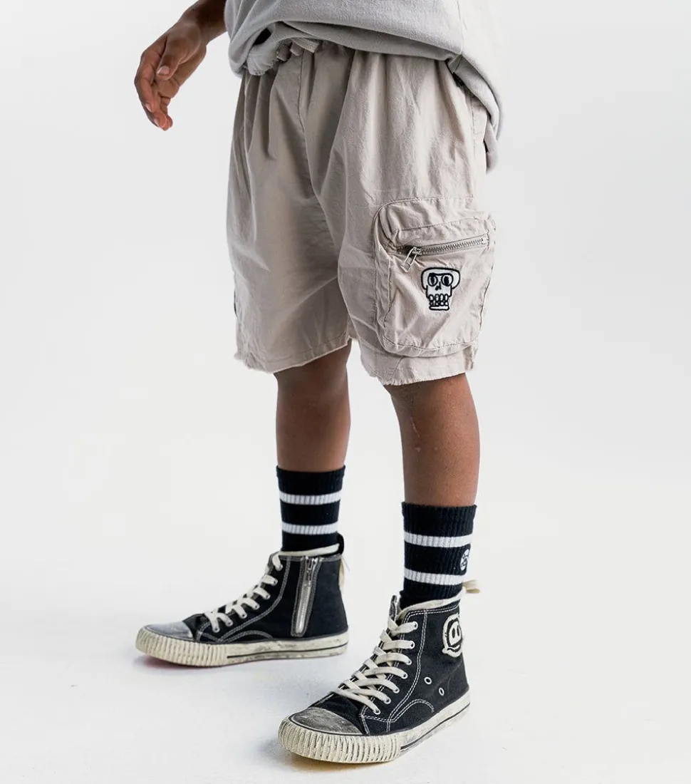 NUNUNU Feather Cargo Shorts Hot