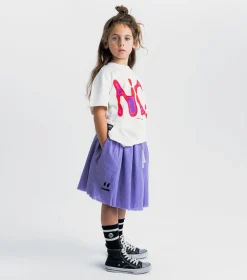 NUNUNU Feather Skirt Flash Sale