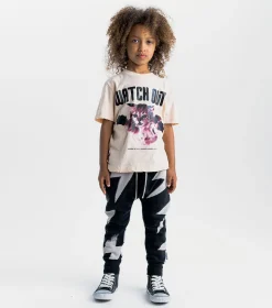 NUNUNU French Terry Bolt Baggy Pants Online