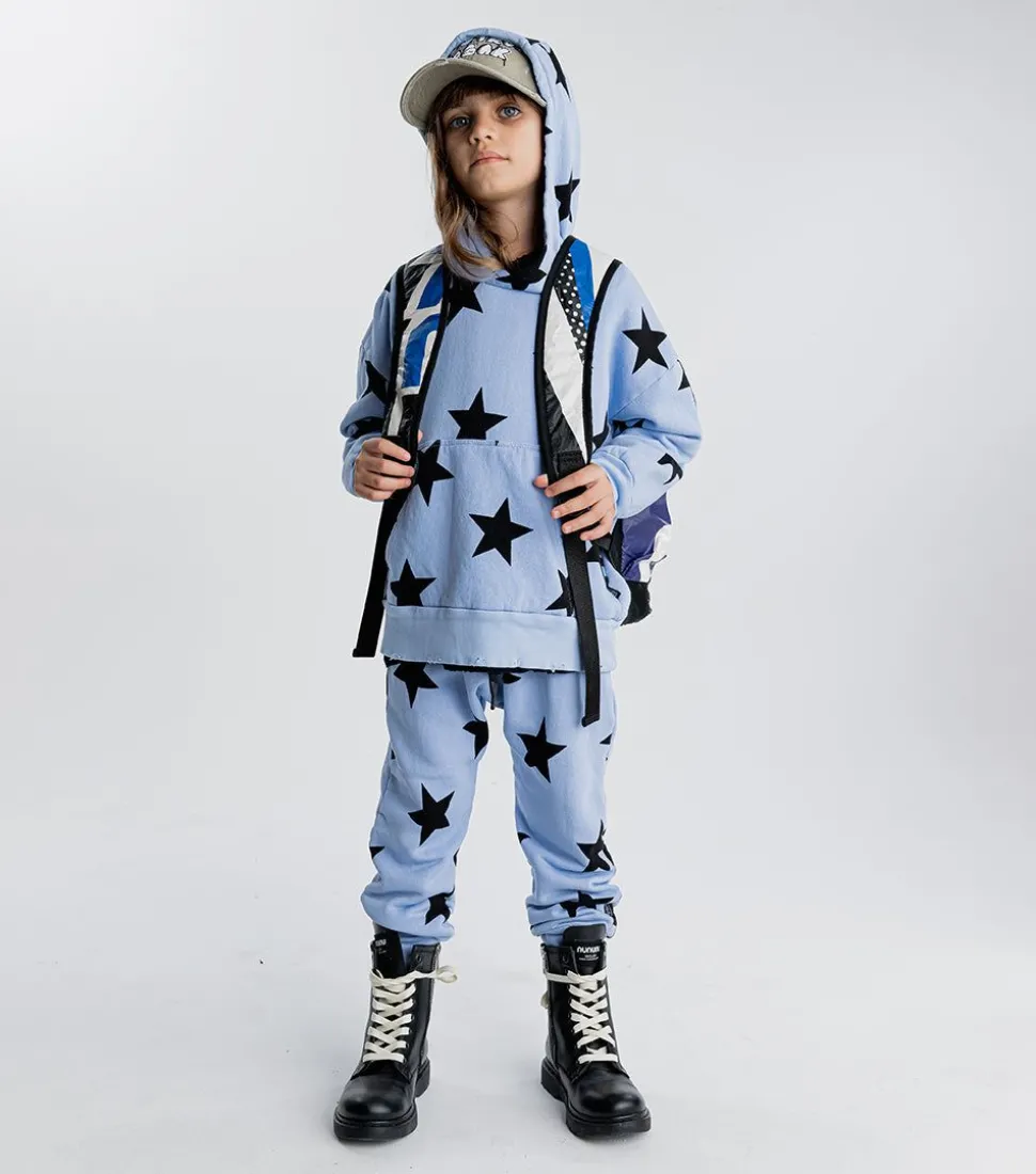NUNUNU French Terry Star Baggy Pants New