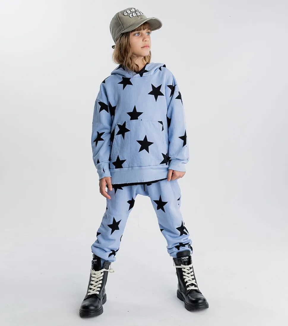 NUNUNU French Terry Star Baggy Pants New
