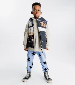 NUNUNU French Terry Star Baggy Pants New