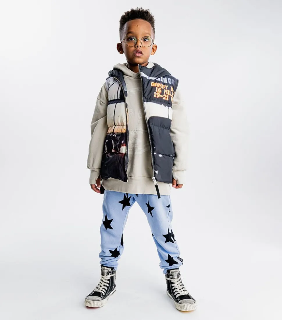 NUNUNU French Terry Star Baggy Pants New