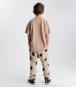 NUNUNU French Terry Star Baggy Pants Clearance