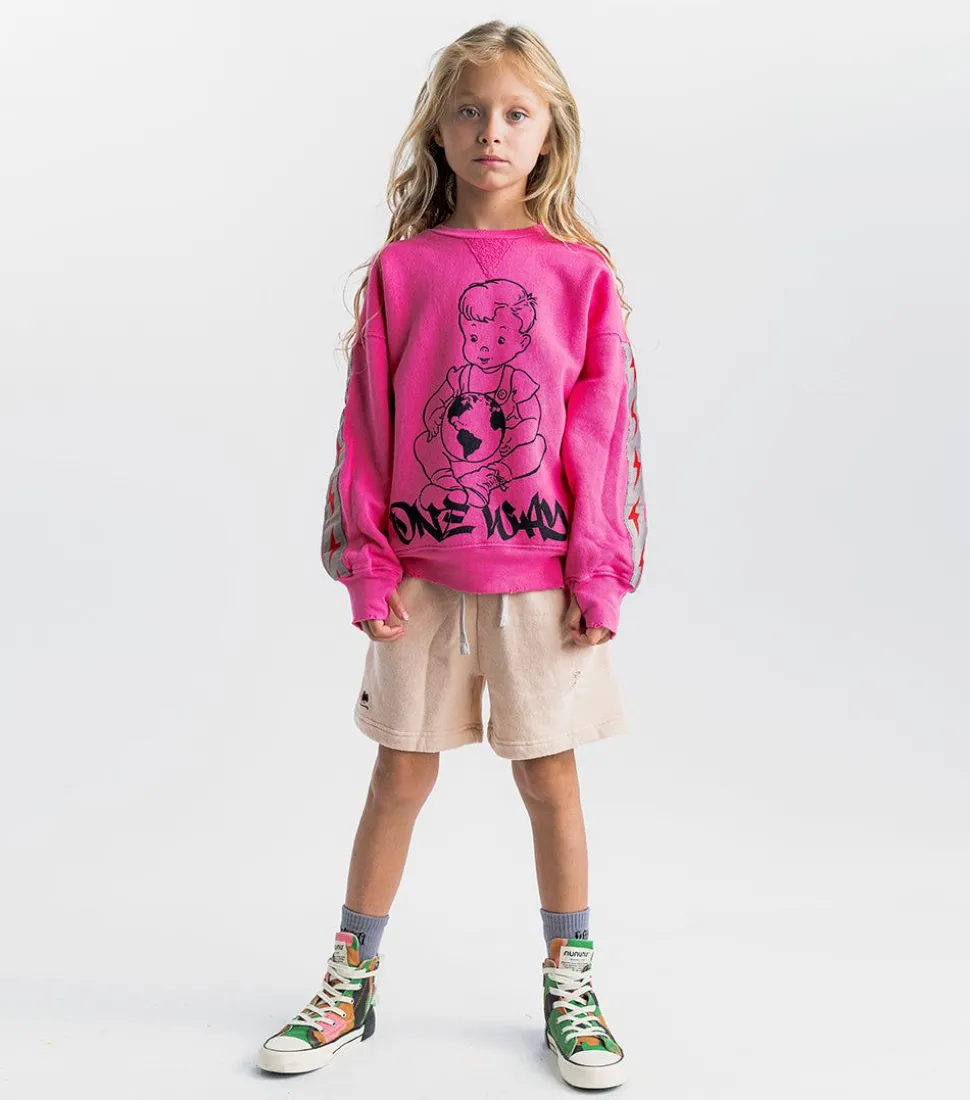 NUNUNU Global Kid Sweatshirt Cheap