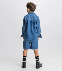 NUNUNU Light Denim Shorts New