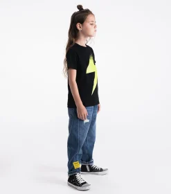 NUNUNU Lightning Bolt T-Shirt Cheap