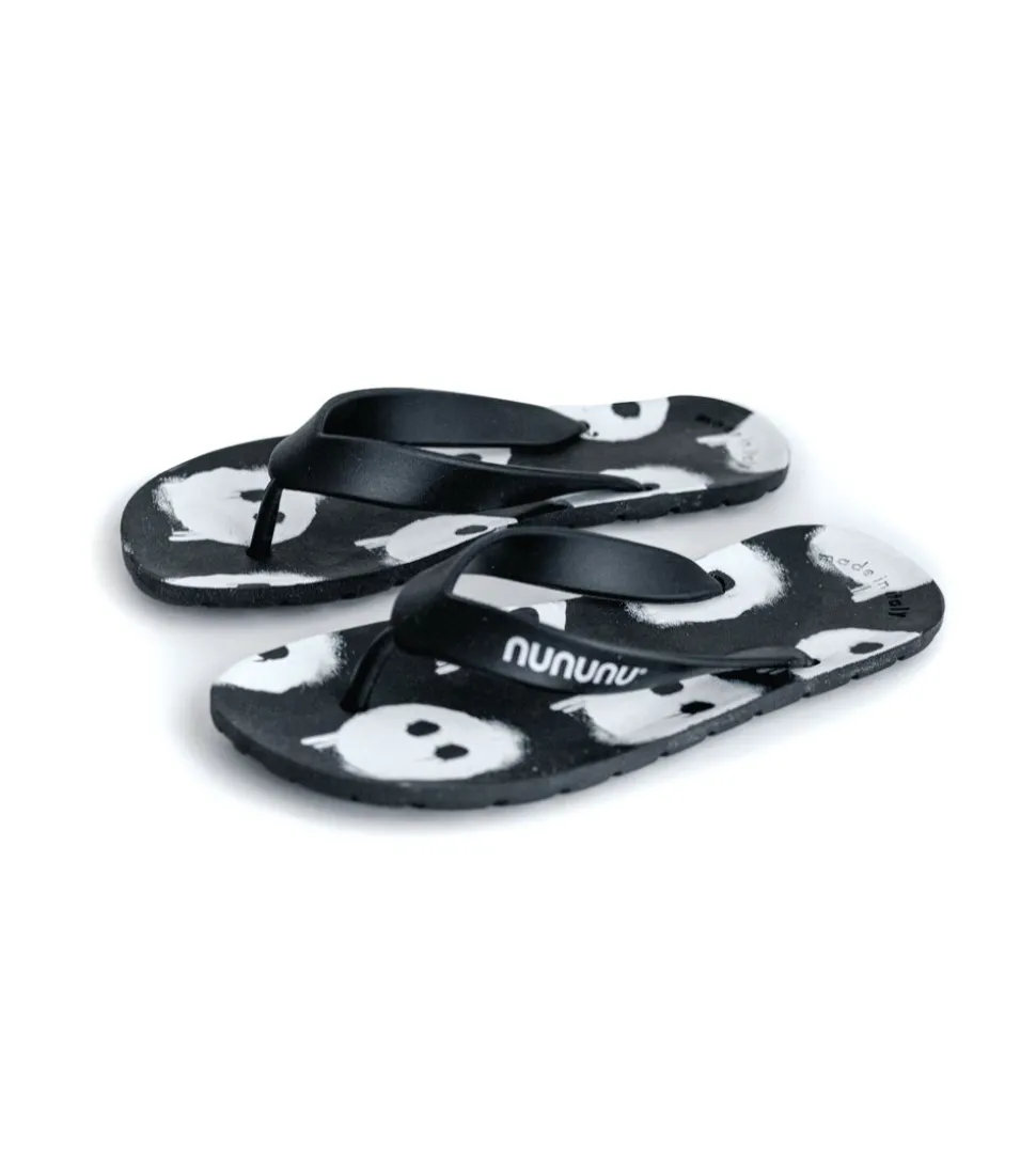NUNUNU Melting Masks Flip Flops Hot