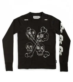 NUNUNU Men'S Multi Skull Shirt Outlet