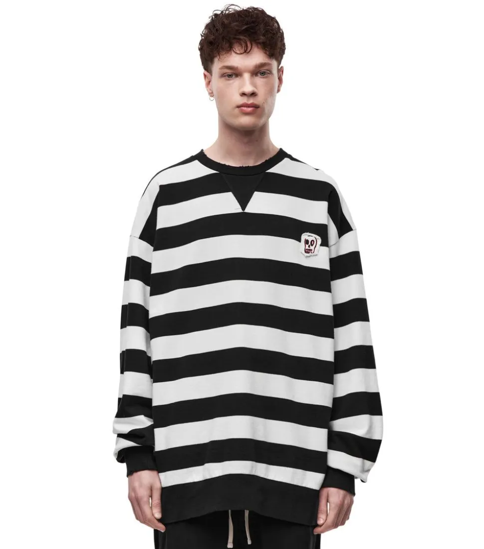 NUNUNU Men'S Oversized Skull Sweatshirt Cheap
