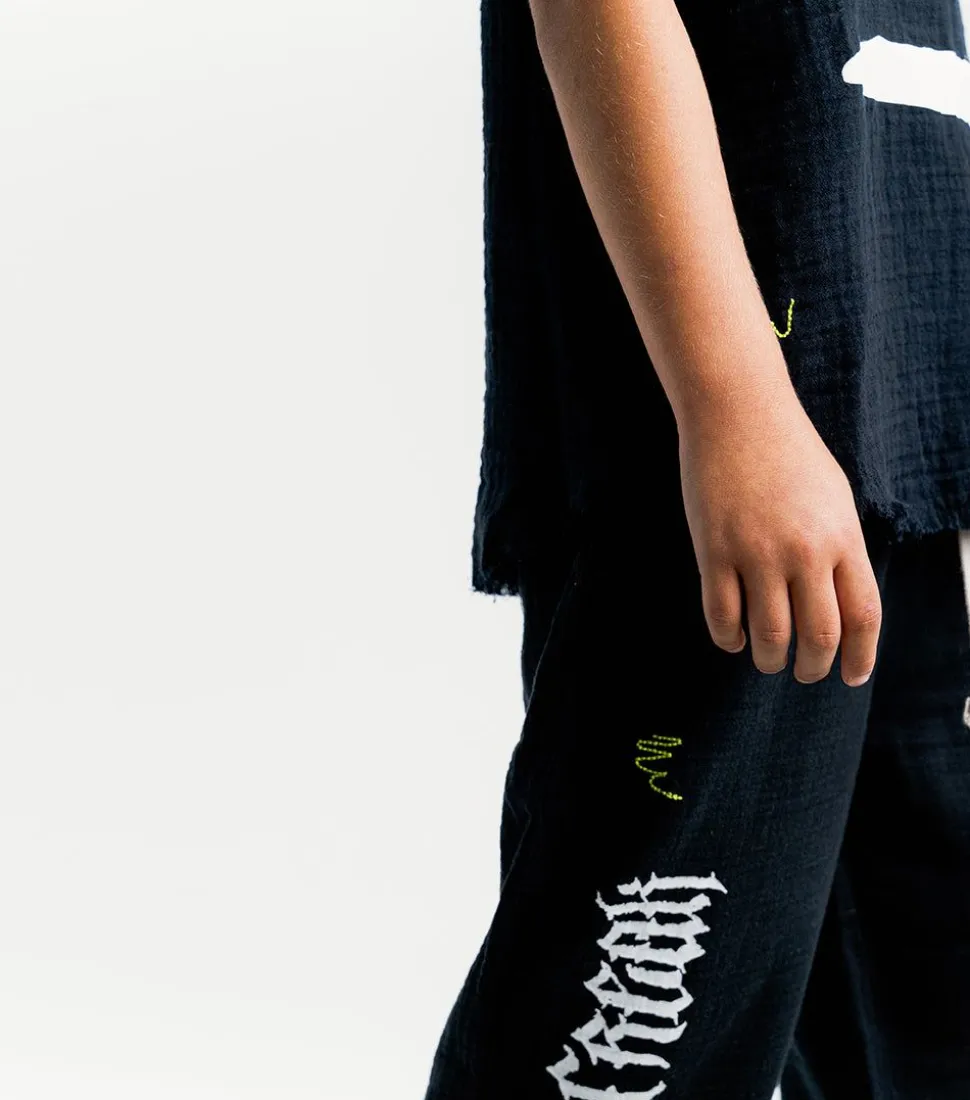 NUNUNU Muslin Beach Pants Flash Sale