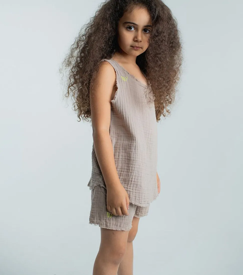 NUNUNU Muslin Tank Top Online