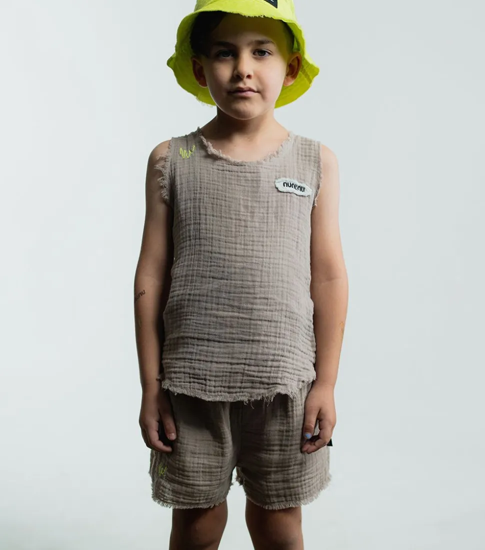 NUNUNU Muslin Tank Top Online