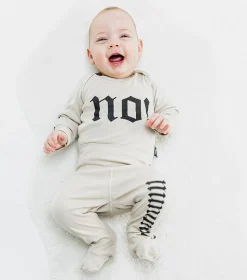 NUNUNU Inked Footed Leggings Discount