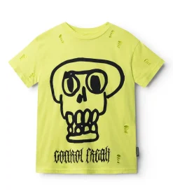 NUNUNU Oversized Kooky Skull T-Shirt Online