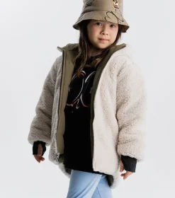 NUNUNU Reversible Sherpa Jacket New