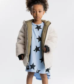 NUNUNU Reversible Sherpa Jacket New