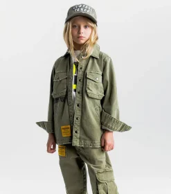 NUNUNU Safari Snap Shirt Cheap