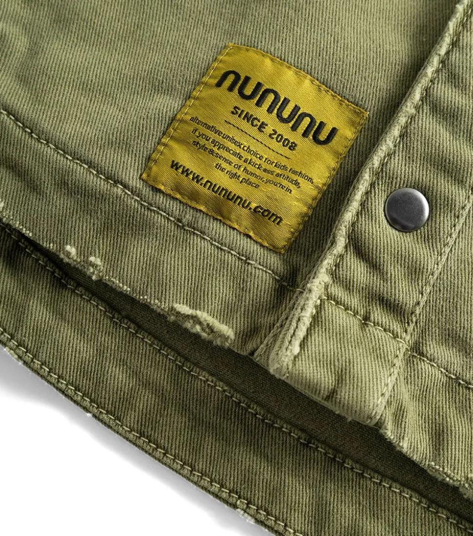 NUNUNU Safari Snap Shirt Cheap