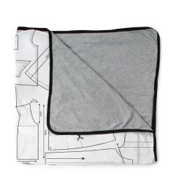 NUNUNU Sewing Pattern Blanket Fashion