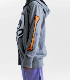 NUNUNU Silou Skull Light Zip Hoodie Best