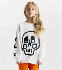NUNUNU Silou Skull Sweatshirt Discount