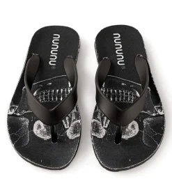 NUNUNU Skull Flip Flops Hot