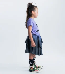 NUNUNU Smirk Layered Dress Fashion
