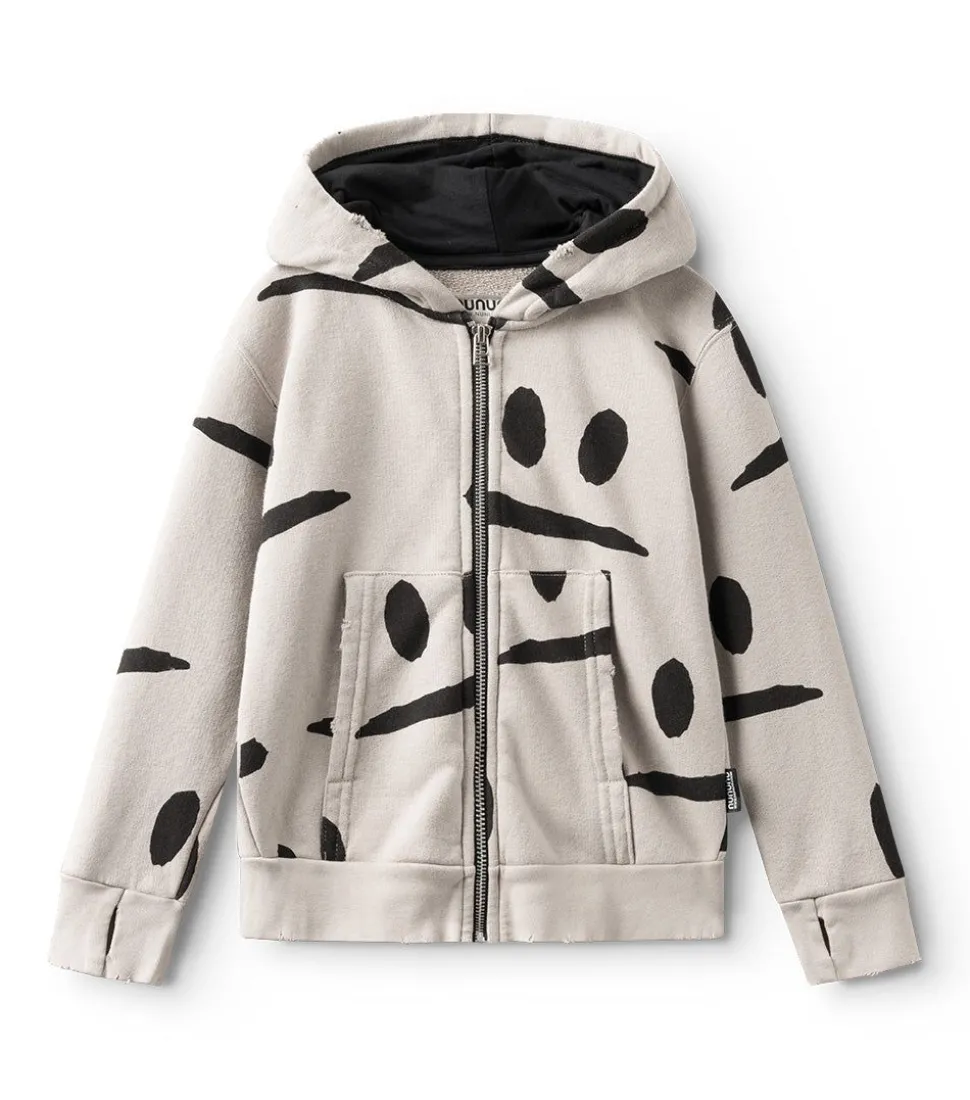 NUNUNU Smirks Zip Hoodie Best Sale