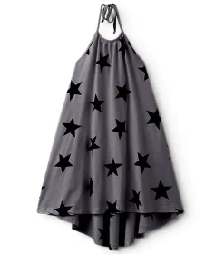 NUNUNU Star Collar Dress Flash Sale