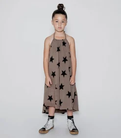 NUNUNU Star Collar Dress Flash Sale
