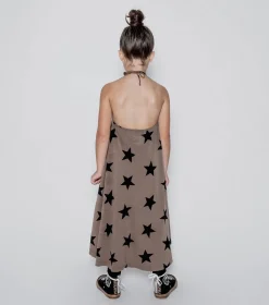 NUNUNU Star Collar Dress Flash Sale