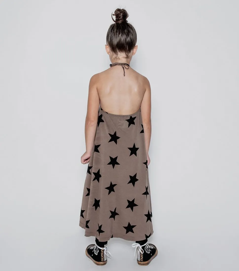 NUNUNU Star Collar Dress Cheap