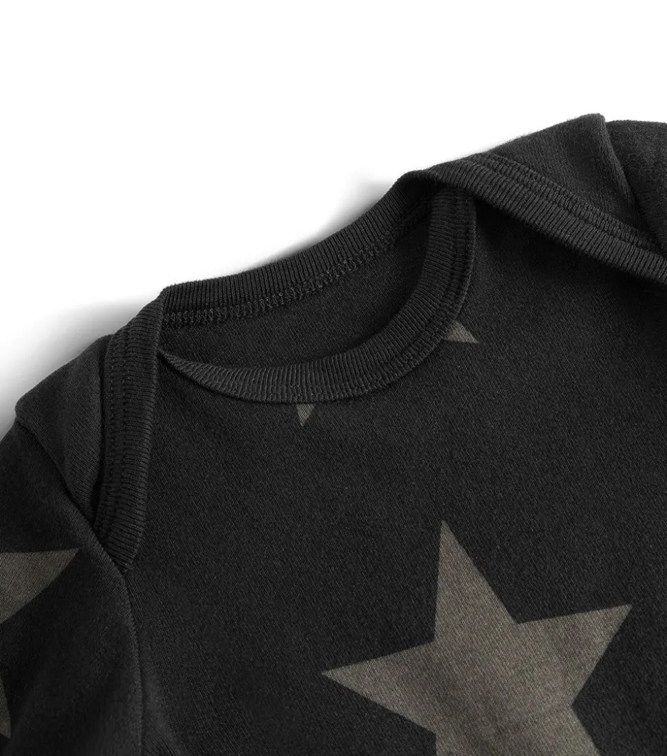 NUNUNU Star Footed Overall Fashion